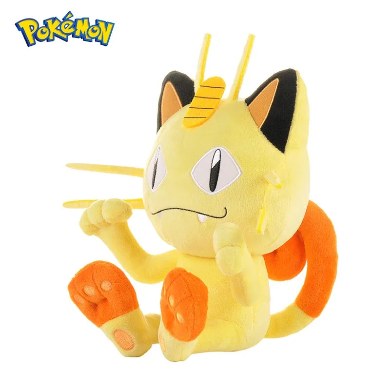 25CM Original Pokemon Meowth Peluche Stuffed Plush Toys Plushie Soft Animal Anime Dolls Birthday Gift For Kids Girl Boy